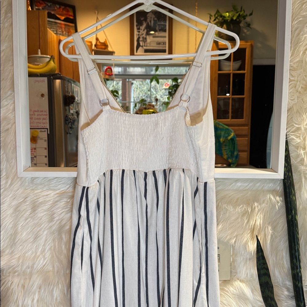 Mello Day Embroidered Striped Maxi Dress – Like New - Picture 5 of 7